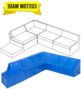 L-Shape Sectional With Left Side Table Covers