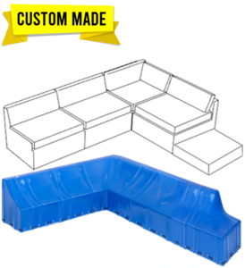 L-Shape Sectional With Left Side Table Covers