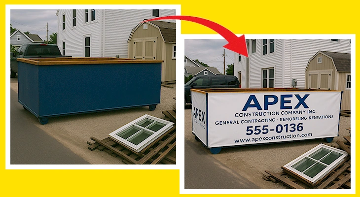 affordable-dumpster-wrap-tarps-for-construction-sites
