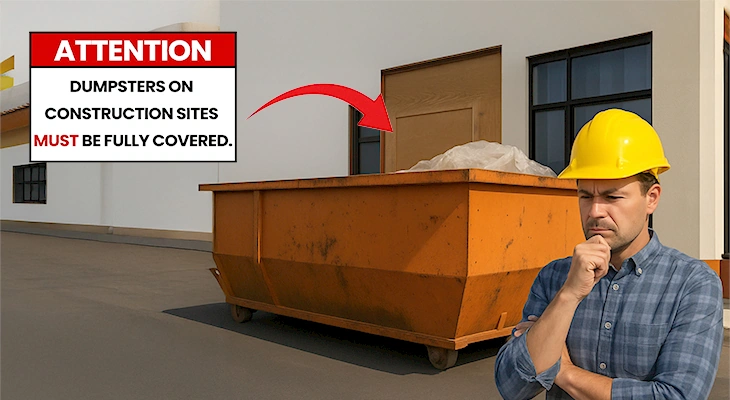 dumpster-cover-for-construction-site