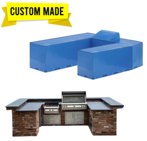 ALCO U-shaped outdoor bar kitchen coverings for stylish weather-resistant protection