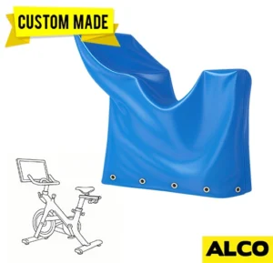 ALCO Custom-made Peloton bike covers protecting exercise equipment from dust and moisture