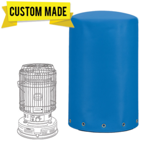 Custom-made kerosene heater cover protects heater from dust and moisture by ALCO