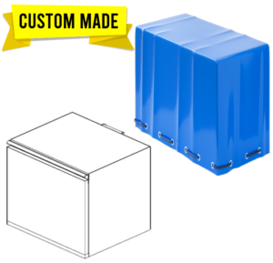 Residential battery cabinet covers protect batteries from dust, moisture, and damage