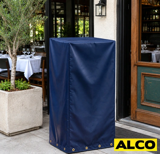 Heavy duty hostess stand rain protection